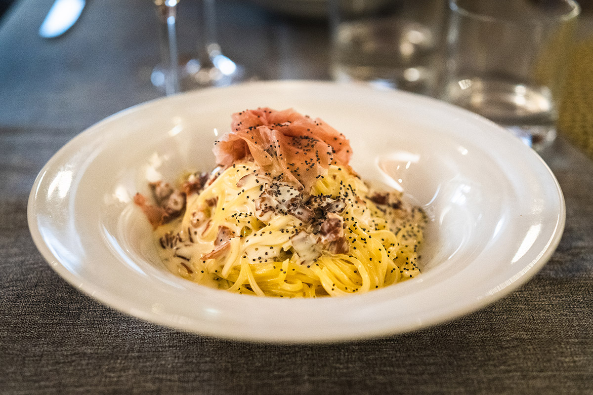 Tagliolini alla San Daniele Alla scoperta del Friuli Venezia Giulia, dai colli fino a Trieste