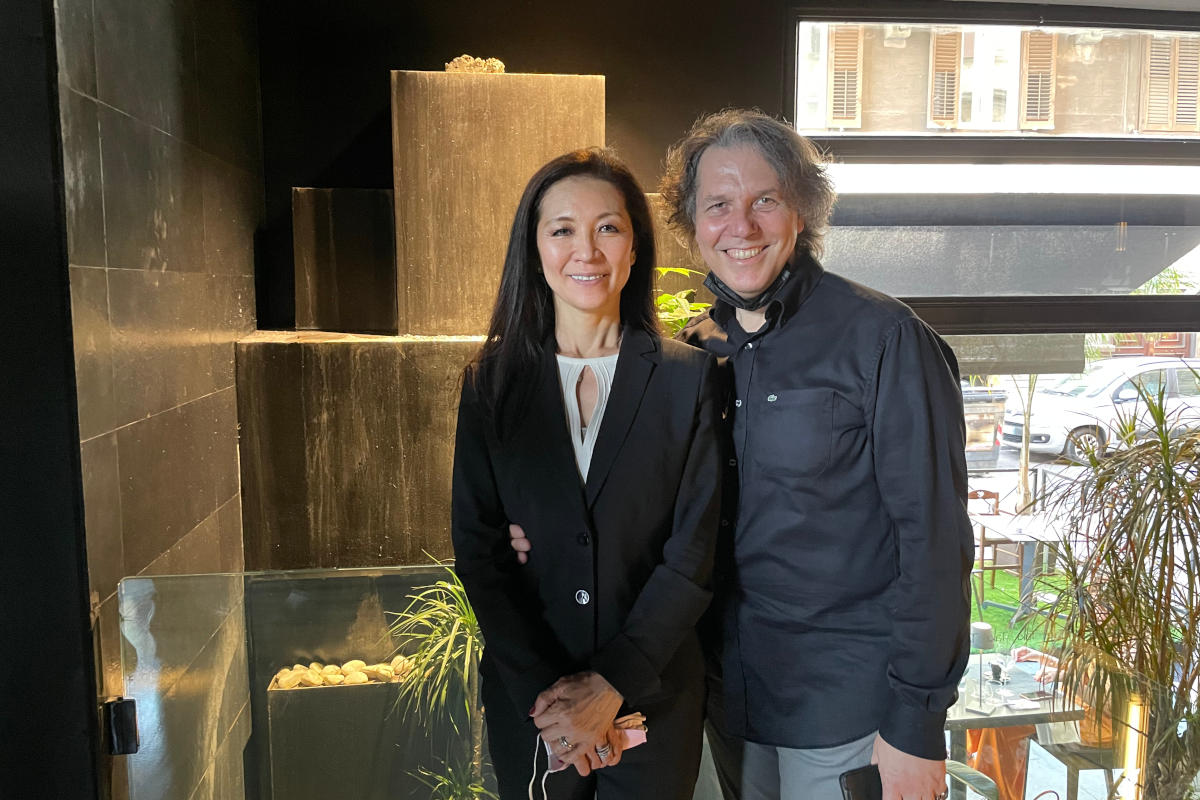 Yukari Ohashi e Onorio Vitti Cucina, ma anche cultura Taki, angolo di Giappone a Roma