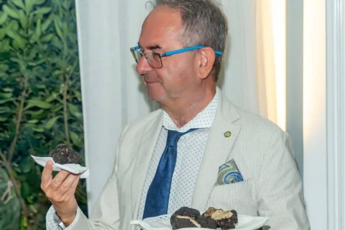 Giuseppe Cristini Il tartufo racconta un messaggio d'amore, di pace e di autentica territorialità