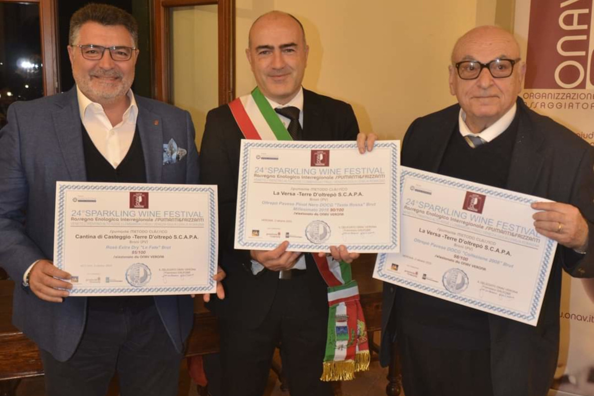 Terre d'Oltrepò premiata da Onav  Terre d'Oltrepò, vendemmia da 272mila quintali. Pesano siccità e grandine