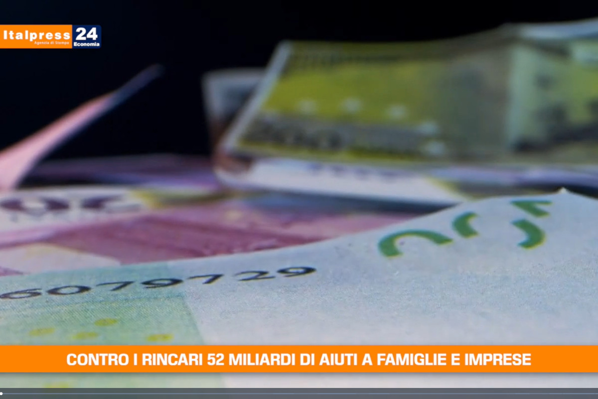 [TG Economia]: Contro i rincari 52 miliardi di aiuti a famiglie e imprese