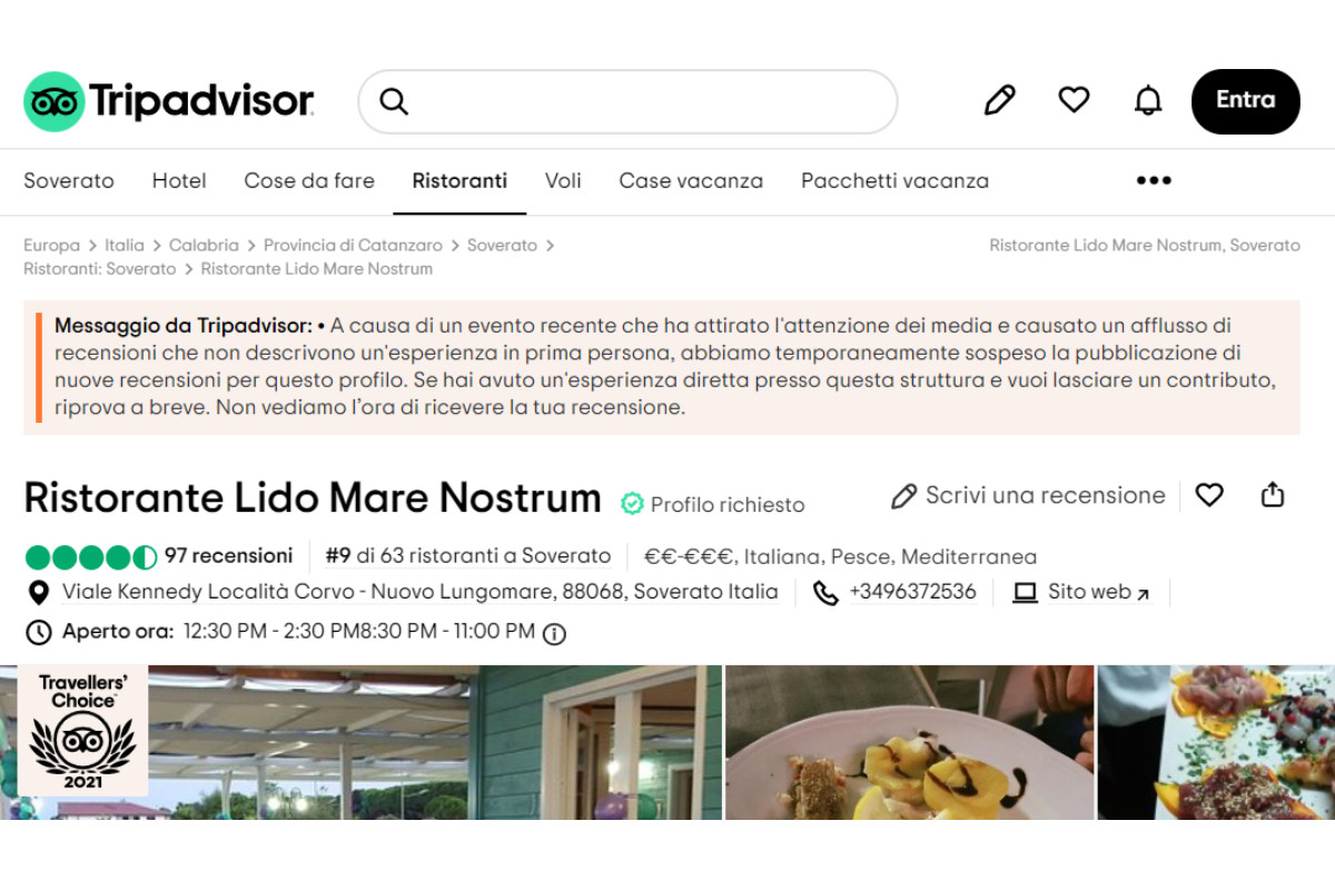 Troppi commenti negativi al lido dell'aggressione: Tripadvisor sospende le recensioni