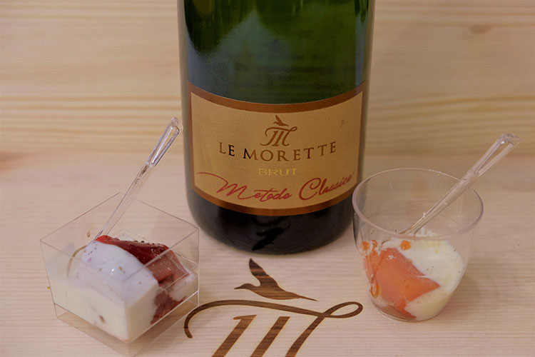 (Uve Turbiana e Chardonnay per il nuovo Metodo Classico Le Morette)