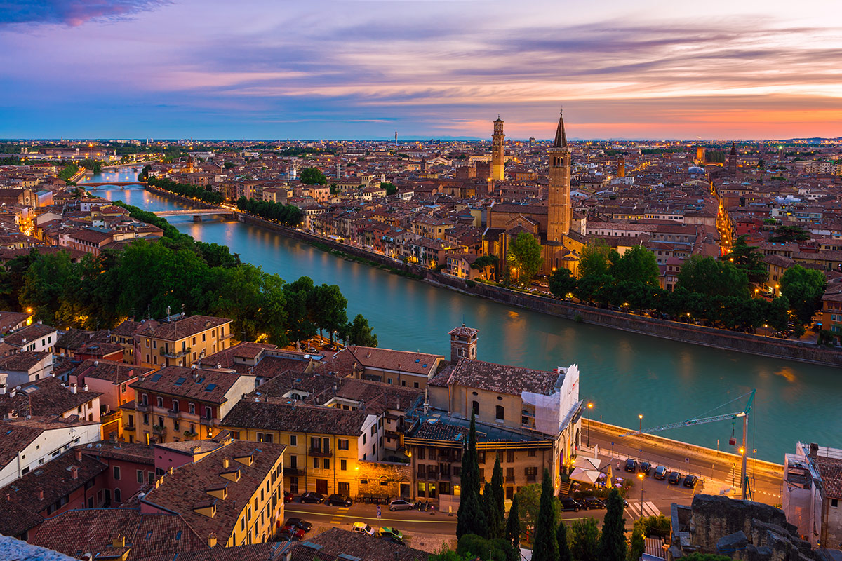 Panorama di Verona Alla scoperta di Verona, capitale del World Tourism Event 2022