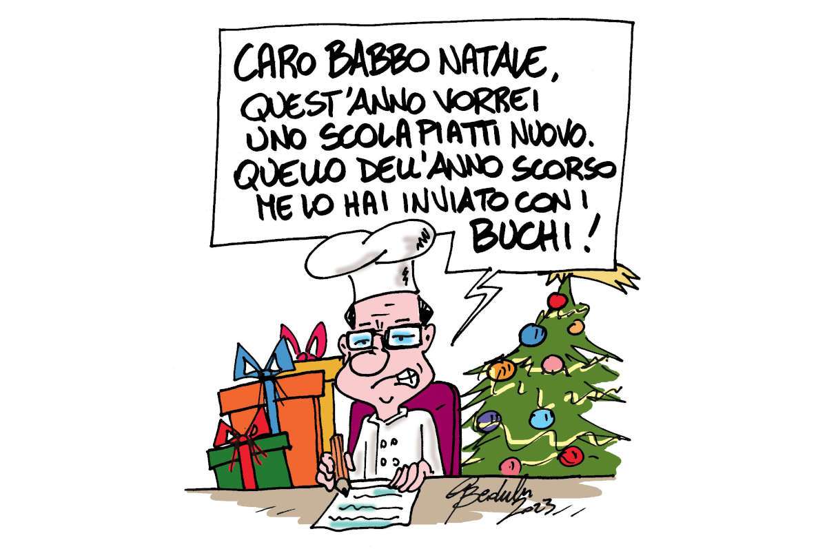 Dalla Federazione italiana cuochi la lettera dei buoni propositi a Babbo Natale