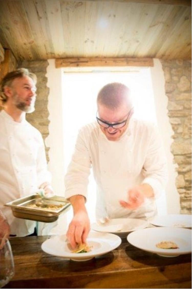 da sinistra: Marcus Wareing e Heston Blumenthal