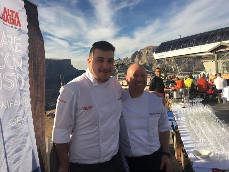 da sinistra: Matteo Metullio e Chris Oberhammer