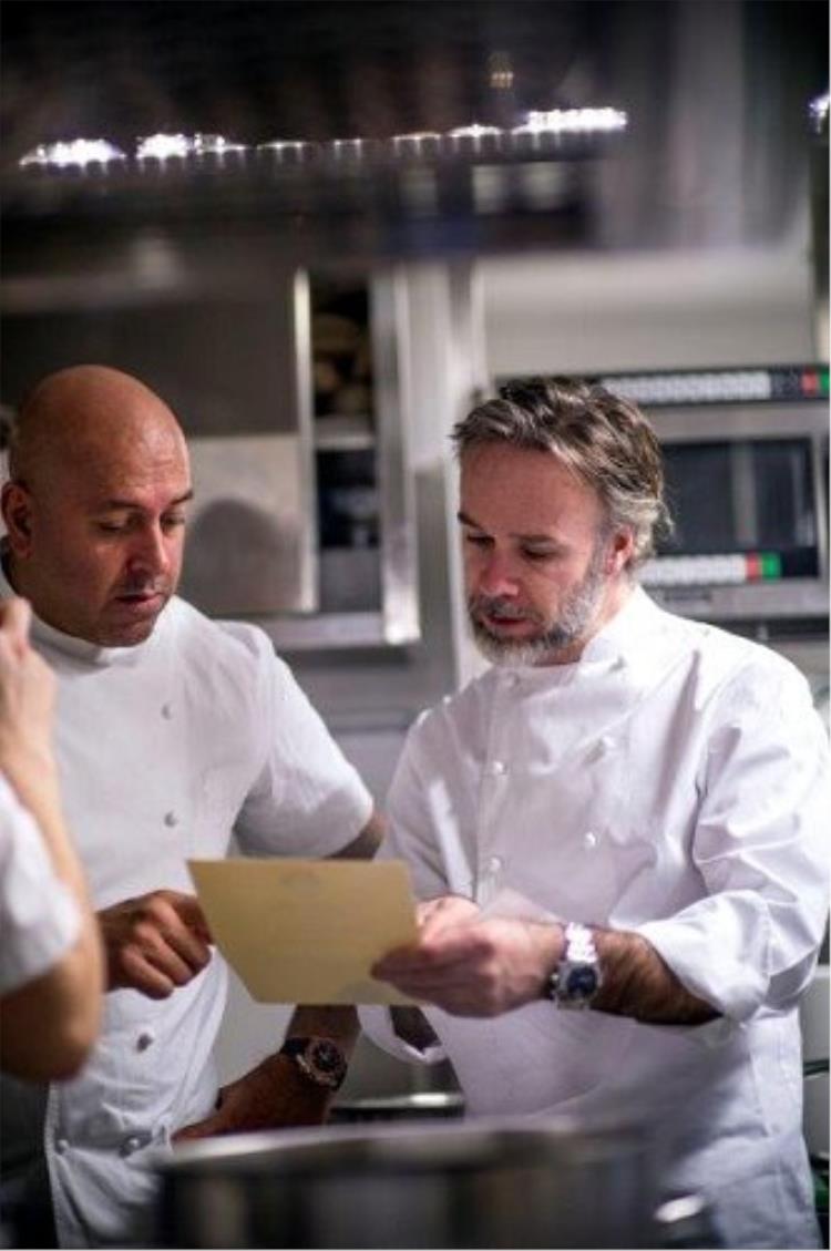 da sinistra: Sat Bains e Marcus Wareing