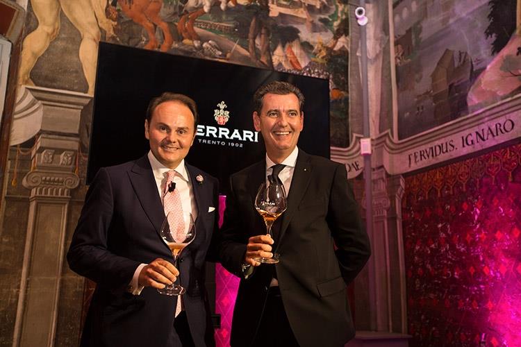 (Giulio Ferrari Rosé 
Esclusiva Riserva di grande intensità)