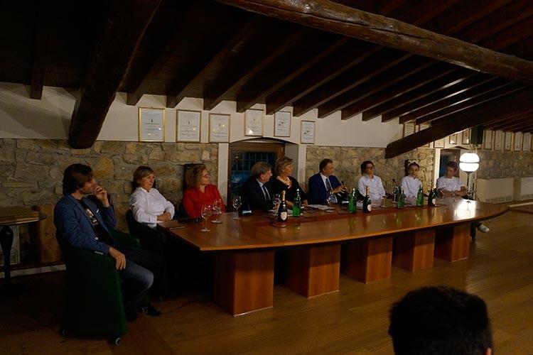 Un confronto con le cuoche prima della cena - Lara Pasqualetti con il Cuore di astice
Miglior abbinamento a Villa Franciacorta