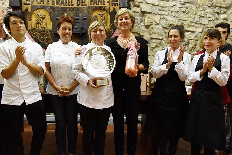 Cristina Cerbi e Roberta Bianchi - Lara Pasqualetti con il Cuore di astice
Miglior abbinamento a Villa Franciacorta